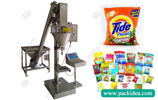Spiral Washing Powder Filling Machine|Detergent Pouch Packing Machine