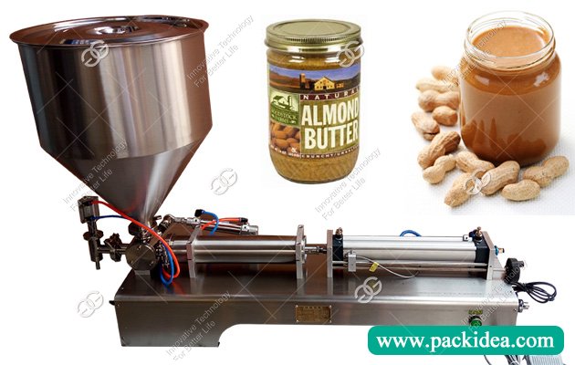 Manual High Viscosity Peanut Butter Piston Filling Machine