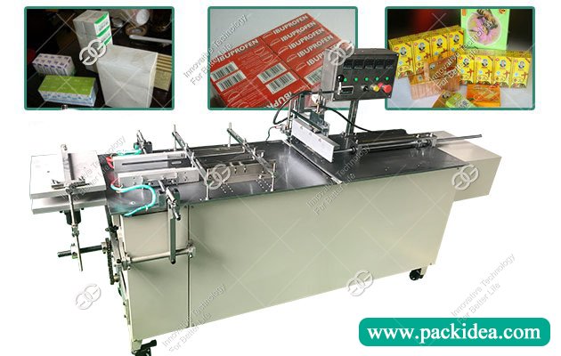 Semi Automatic Medicine Box Cellophane Packaging Wrapping Machine Manufacturer