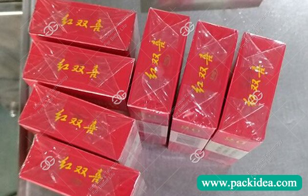 Cigarette Pack Cellophane Wrapping Machine