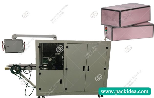 Cosmetic Box Cellophane Wrapping Machine